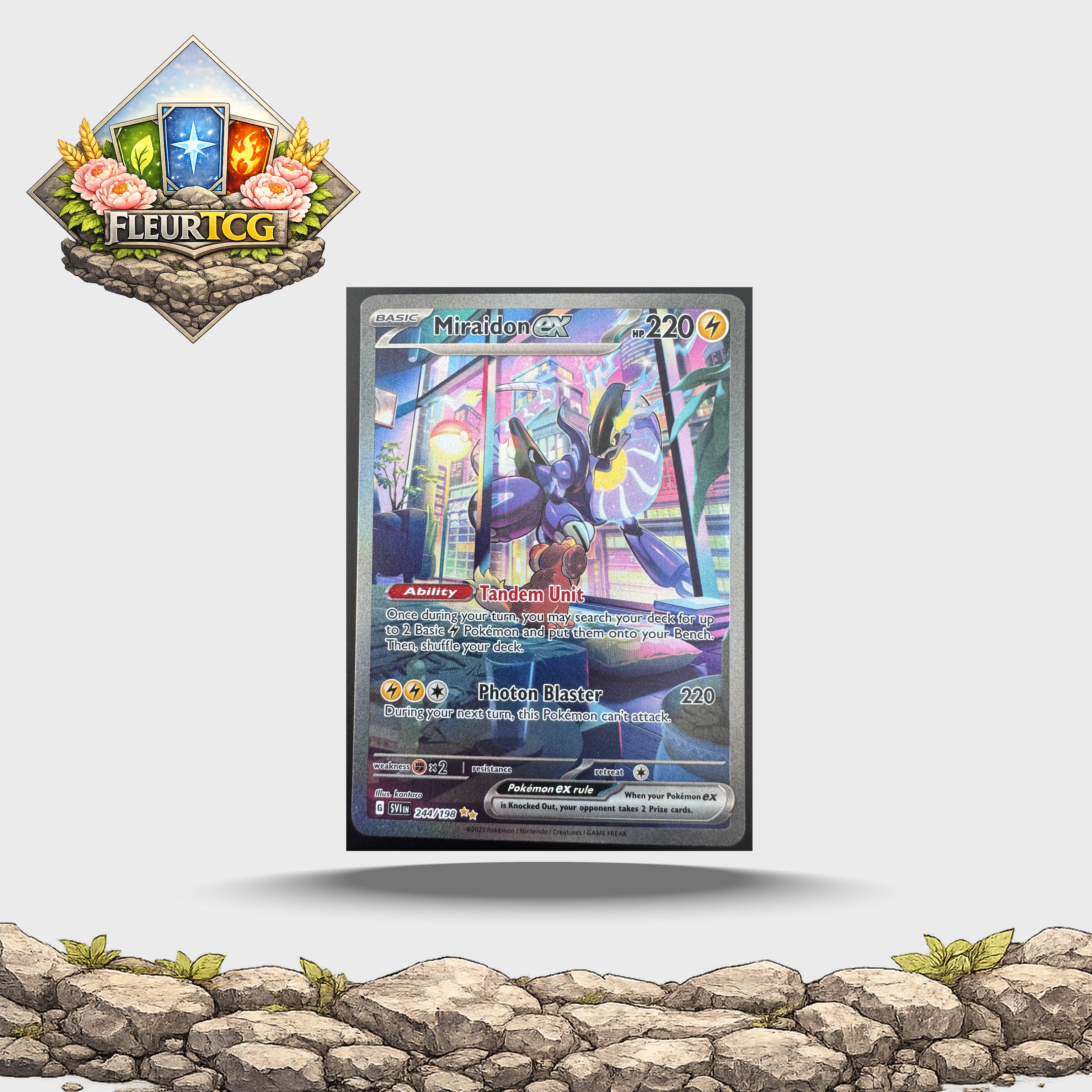Miraidon EX (244/198) SV01: Scarlet & Violet Base Set (SVI) - NM