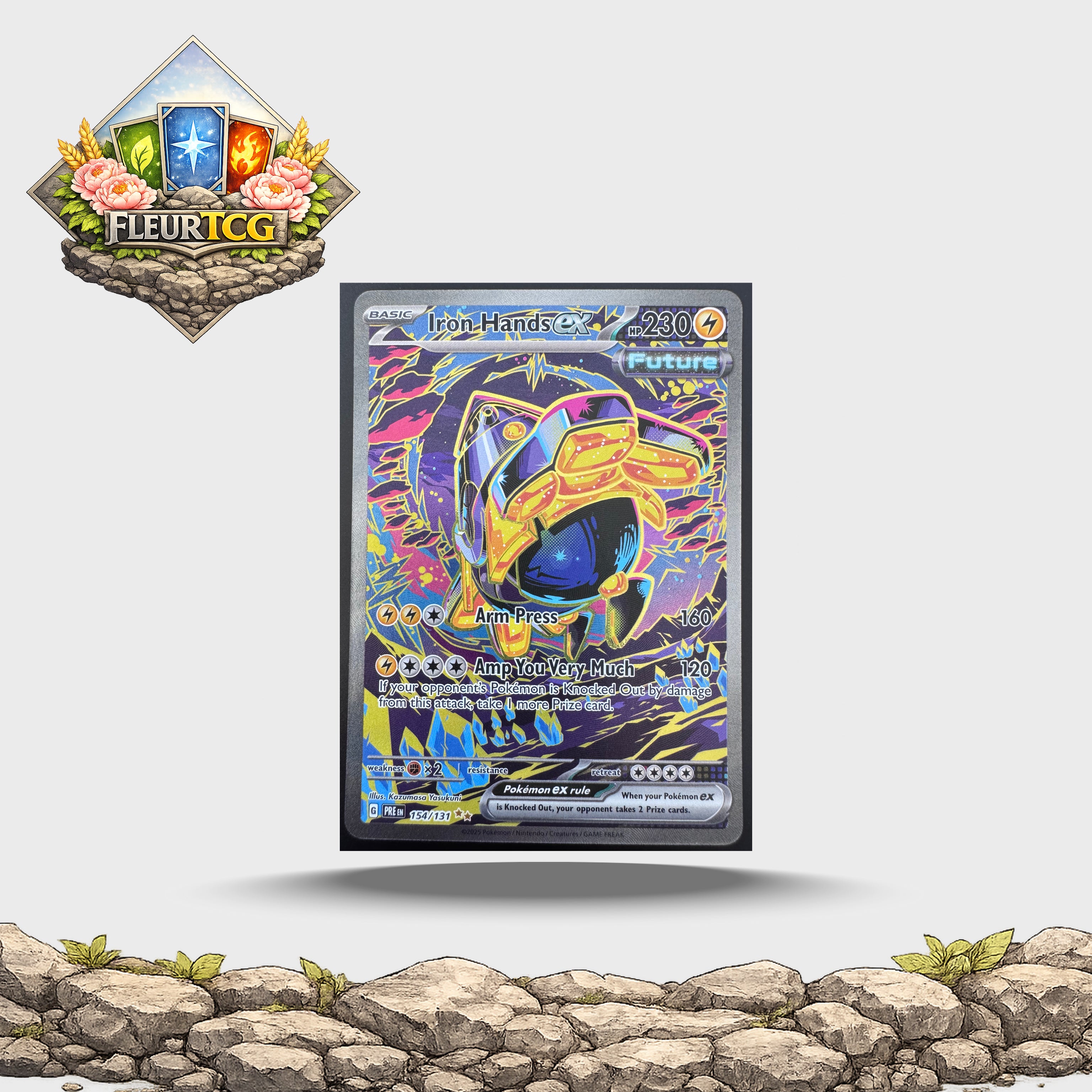 Iron Hands EX (154/131) SV: Prismatic Evolutions (PRE) - NM