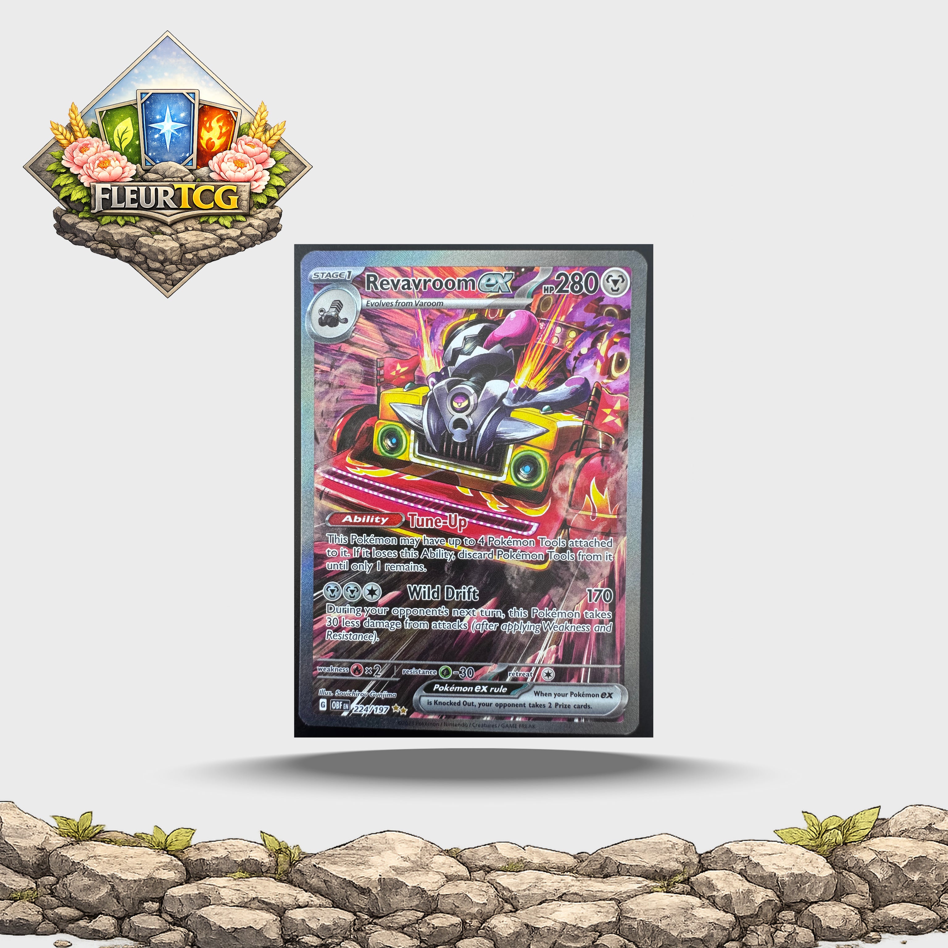 Revavroom EX (224/197) SV03: Obsidian Flames (OBF) - NM
