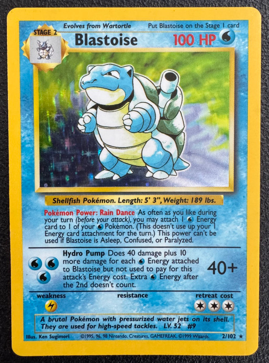 Blastoise (2/102) Base Set - MP