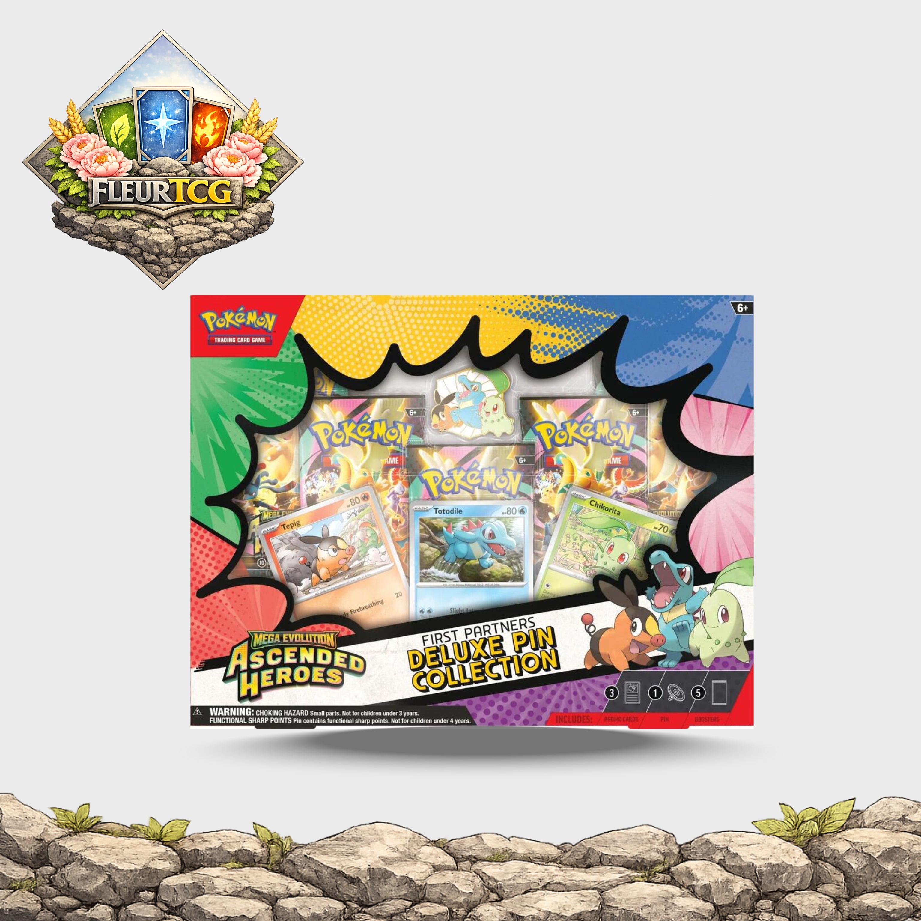 Mega Evolution Ascended Heroes Deluxe Pin Collection