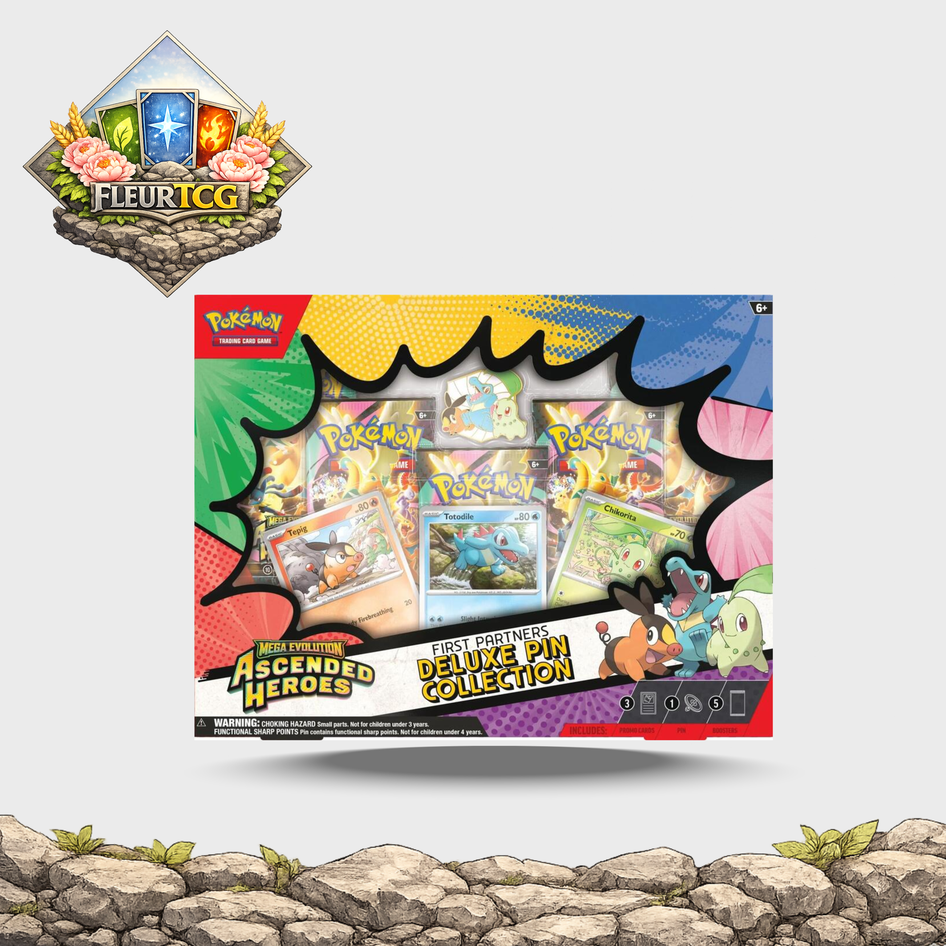 Mega Evolution Ascended Heroes Deluxe Pin Collection
